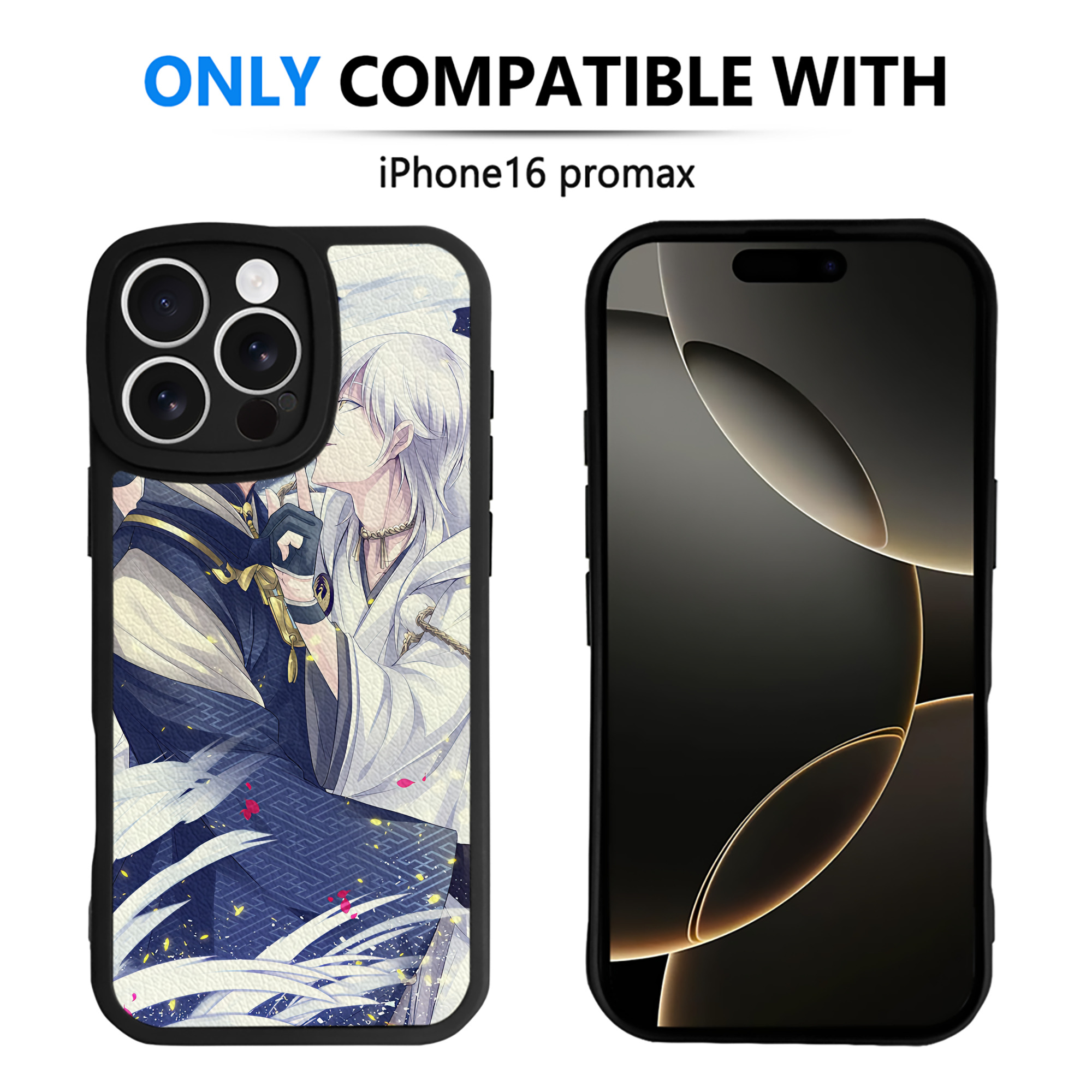 （画像用） 刀剣乱舞 Touken Ranbu 【iPhone 16シリーズ対応】シリコンスマホケース（レザー調） 材質：シリコン